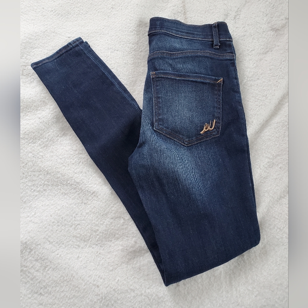 Express Jeans High Rise Distressed Leggings, Sz 6R